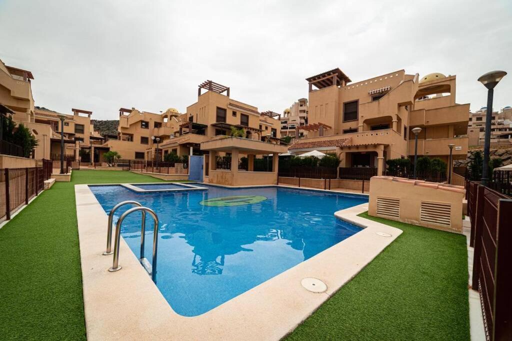 Apartamento Relajante Con Vistas Al Atardecer En Aguilas Bagian luar foto